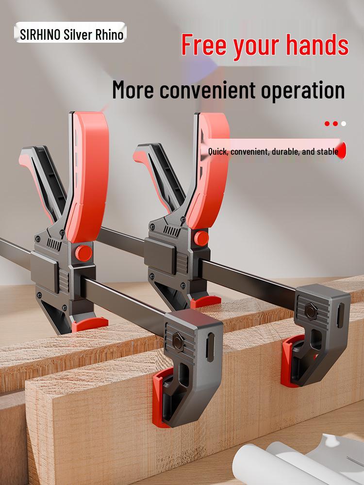 Heavy-Duty Right Angle Woodworking F-Clamp Tool Set