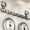 Strong Suction Cup Hook Strong Load-bearing Adhesive Rack Hook for Bathroom And Kitchen Organization