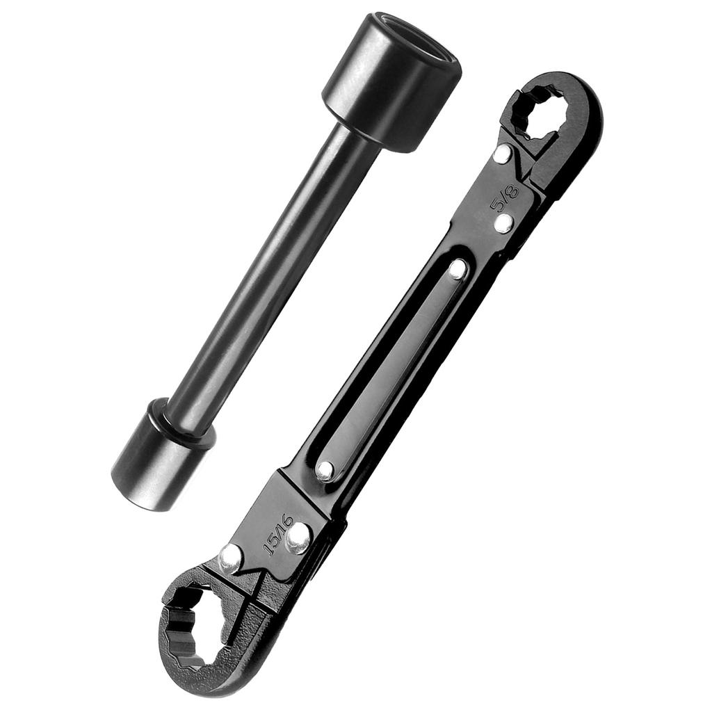 Angle Stop Wrench High Efficiency Portable Double Ended Plumber Spanner Plumbing Tool for Maintenanc