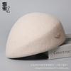 Autumn and Winter Wool Beret Children's Temperament Versatile Casual Literary Newsboy Hat Celebrity Elegant Simple Hat Tide