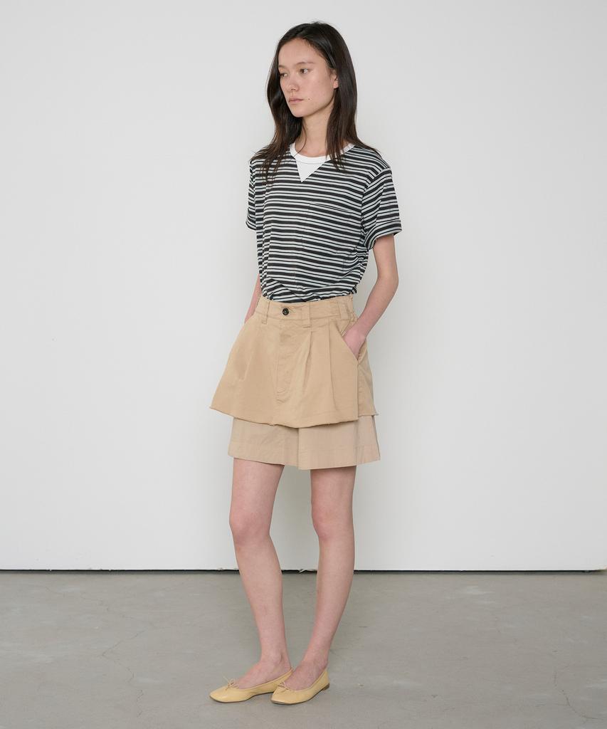 Jeonggamseutyudio Layered Cotton Skirt_3 Color