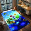 Mario Area Carpet Rug Bedroom Daily, Non Slip Washable Large Area Floor Mat Gamer Room Home.-TING