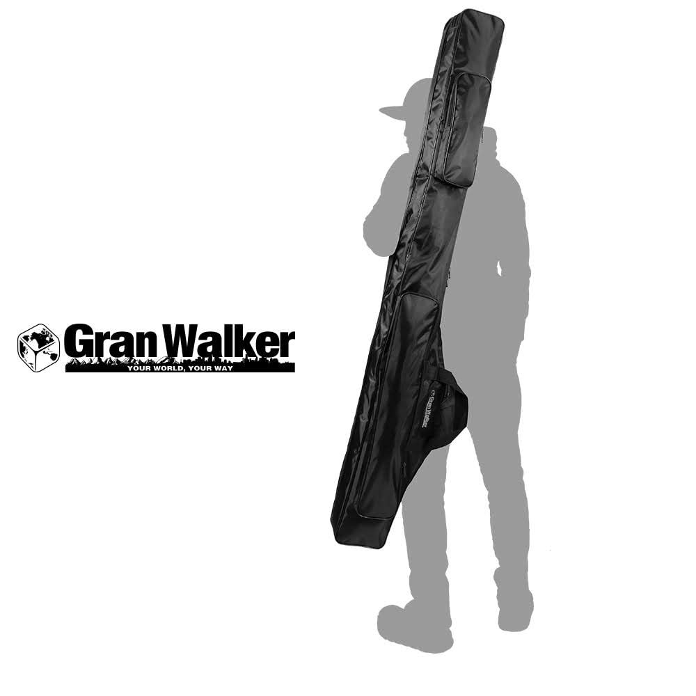 Rear Bent Grand Walker Rod Large Fishing Rod Medium Case, Soft, Reel-in, Capacity, Daiwa-style, Compact, Shoulder-Strap Case, (120cm)