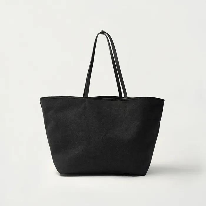Dover canvas shoulder bag (Black)