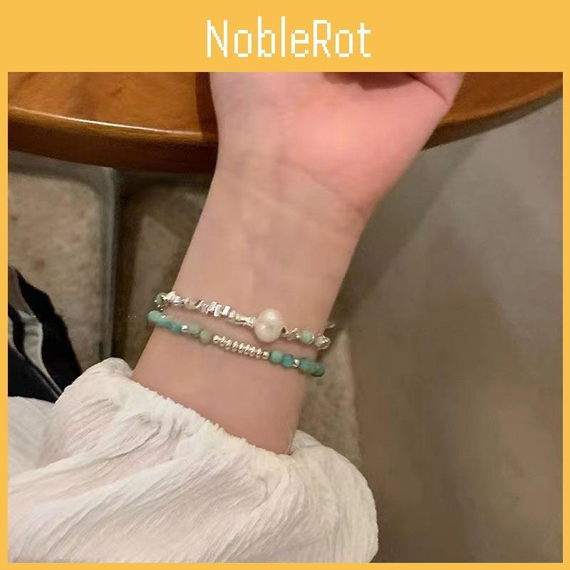 Fashionable Womens Highend Bracelet With Unique Geometric Pearls Faux