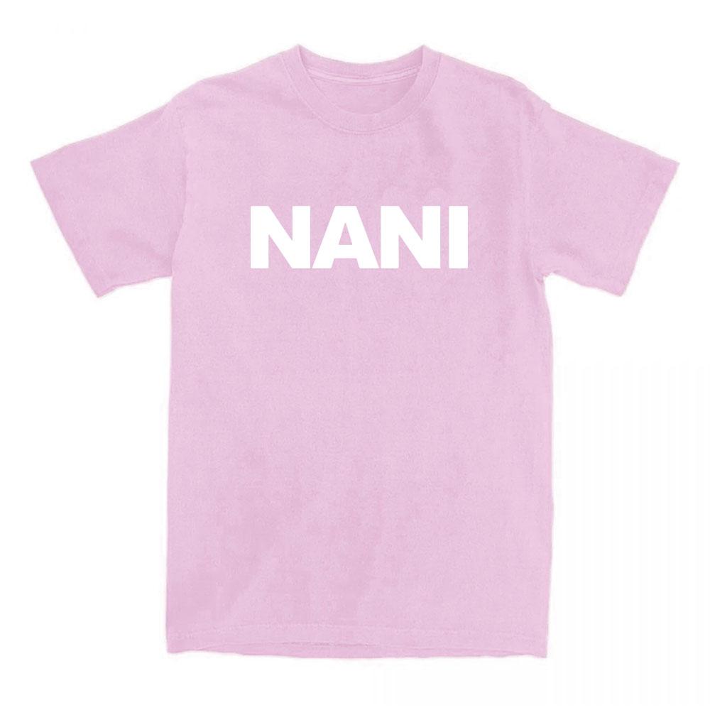 NANI Tee Saweetie Fashion T-shirt Casual Loose Short Sleeve Tshirts Streetwear Unisex Graphic Printing T Shirts XXL