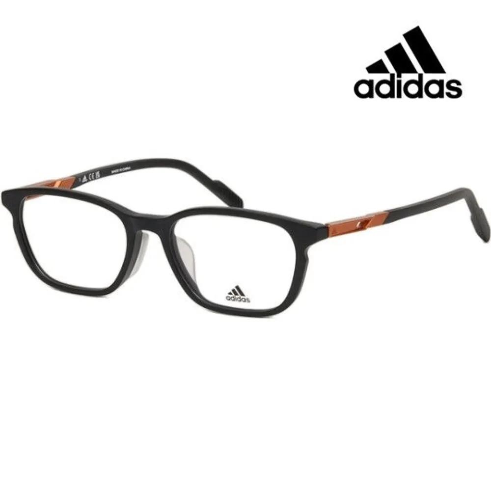 [adidas] Eyeglass Frame SP5066D 002 Lightweight Black Horn-rimmed Fashion