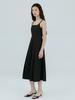 Etmont Slip Twin Strap Dress, Black