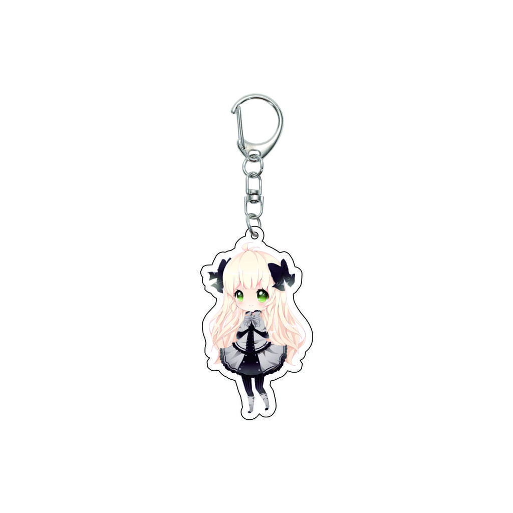 55MM Anime Re:ZERO - Iniziare la Vita in un Altro Mondo Portachiavi Natsuki Subaru Emilia Portachiavi Piastra Modello Acrilica Regali di Natale