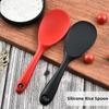 Kitchen Utensils Food Grade Heat Resistant Silicone Rice Spoon Heat Resistant Sushi Scoop Silicone Rice Paddle, 1pc