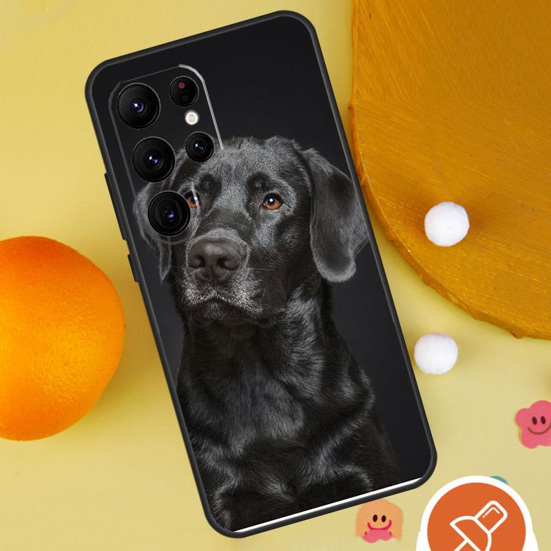 Labrador Puppy Dog Phone Case For Samsung Galaxy S25 Ultra S24 S23 S22 S21 Ultra S9 S10 Plus S20 FE Funda Cover