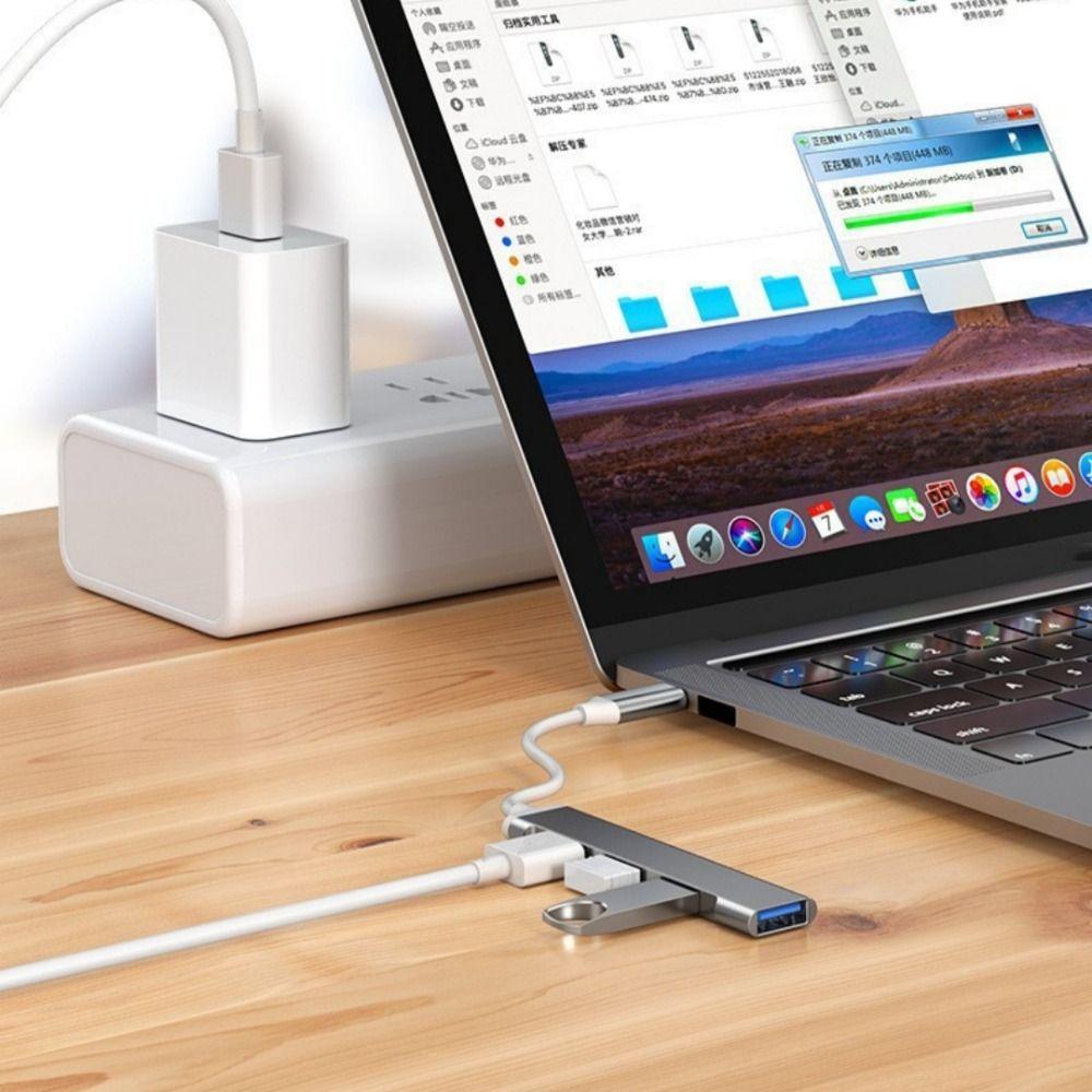 Multiport USB 3.0 Hub 4 Port USB&Type-c Adapter Type C Splitter for PC Computer Accessories Phone