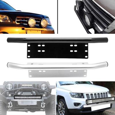 Araba Plakası Günlük Işık Montaj Braketi SUV Lamba Tutucu Off Road LED Işık Çubuğu Montaj Çerçeve Braketi