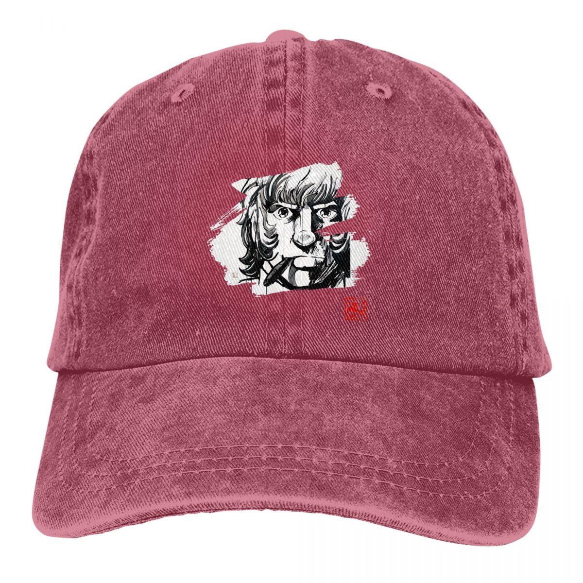 

White Face Space Adventure Cobra Retro Hat Cotton Outdoor Sun Protaction Caps Unisex Casual Snapback Hats One Size