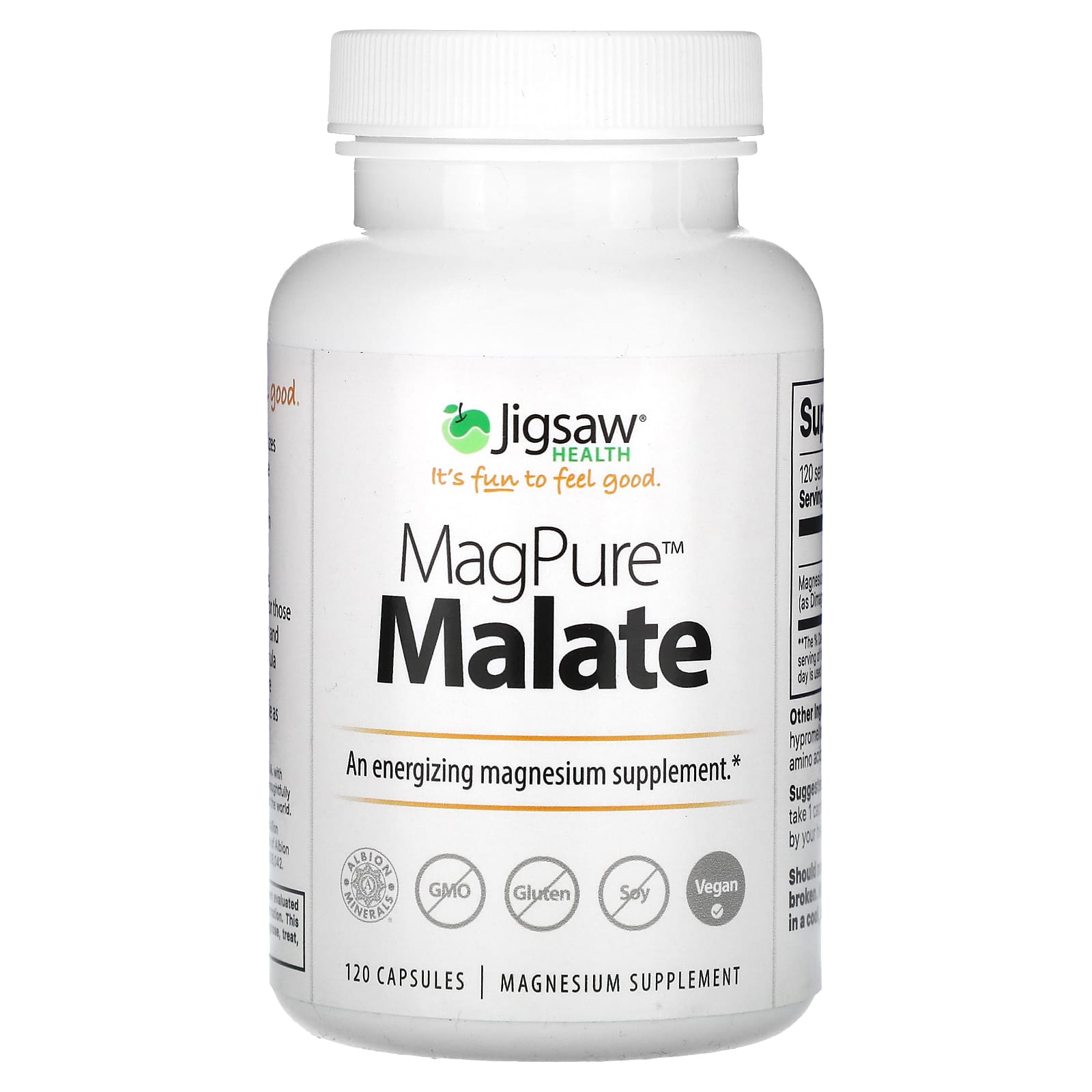 

Magpure Malate, 120 Capsules
