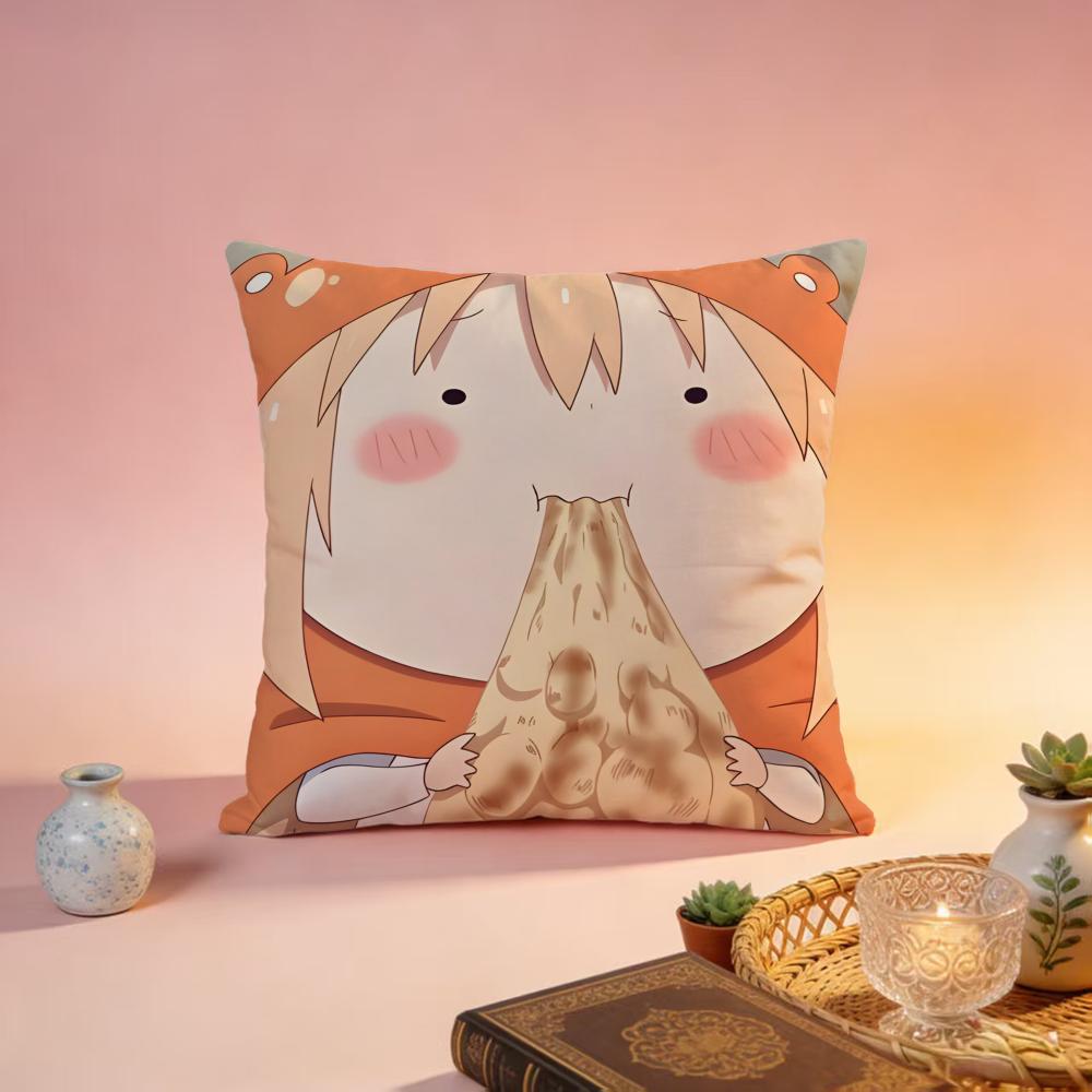Fashion HHimouto Umaruchaning Cushion Cover Premium SkinFriendly Pillow Case MultiPurpose for Home Office Travel