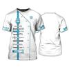 Zahnärzte Shirts O-Ausschnitt personalisierte Krankenschwestern Damen T-Shirt Uniform 3D-Druck Kurzarm Overalls weibliche Oversize Damen Kleidung