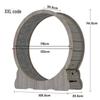 High-Fiber Silent Cat Treadmill: Colorful Noise-Reducing Fitness Wheel for Cats
