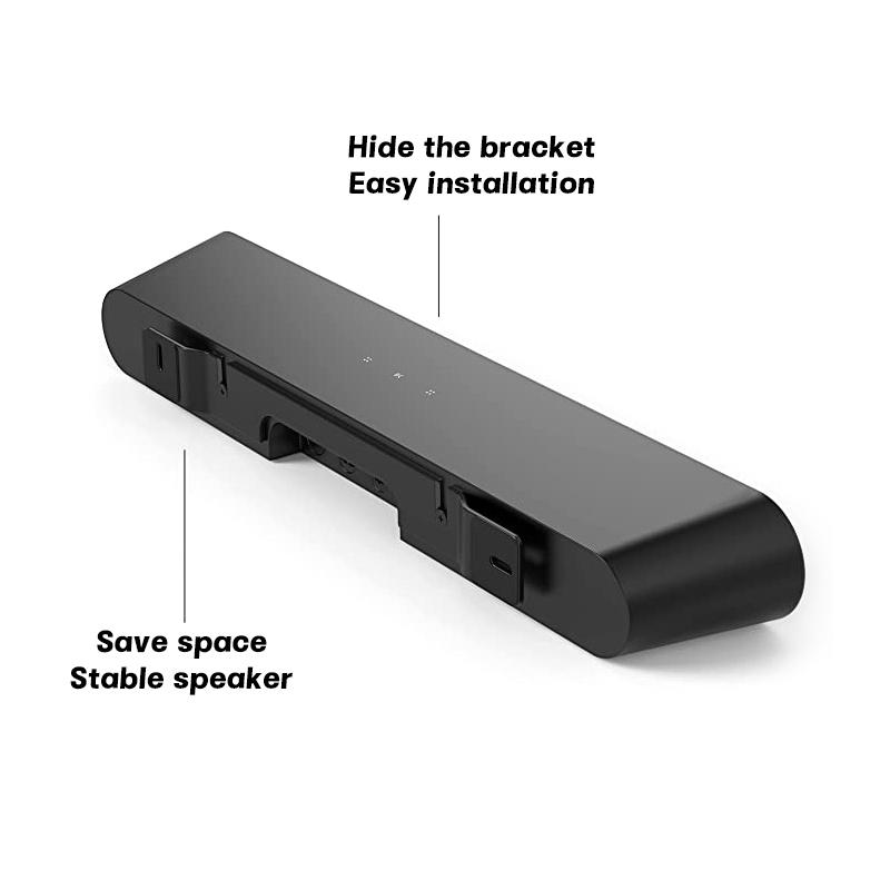 Soundbar Wall Mount Bracket Floating Style Mounting Bracket Accessories For Sonos Ray Soundbar Mount Wall Under Tv