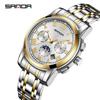 Sanda Men's High-End Waterproof Automatic Mechanical Business & Sports Wristwatches
