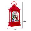 Christmas Tree Hanging Lamp Vintage Decorative Light Santa Claus Snowman Light Decor Hanging Lantern