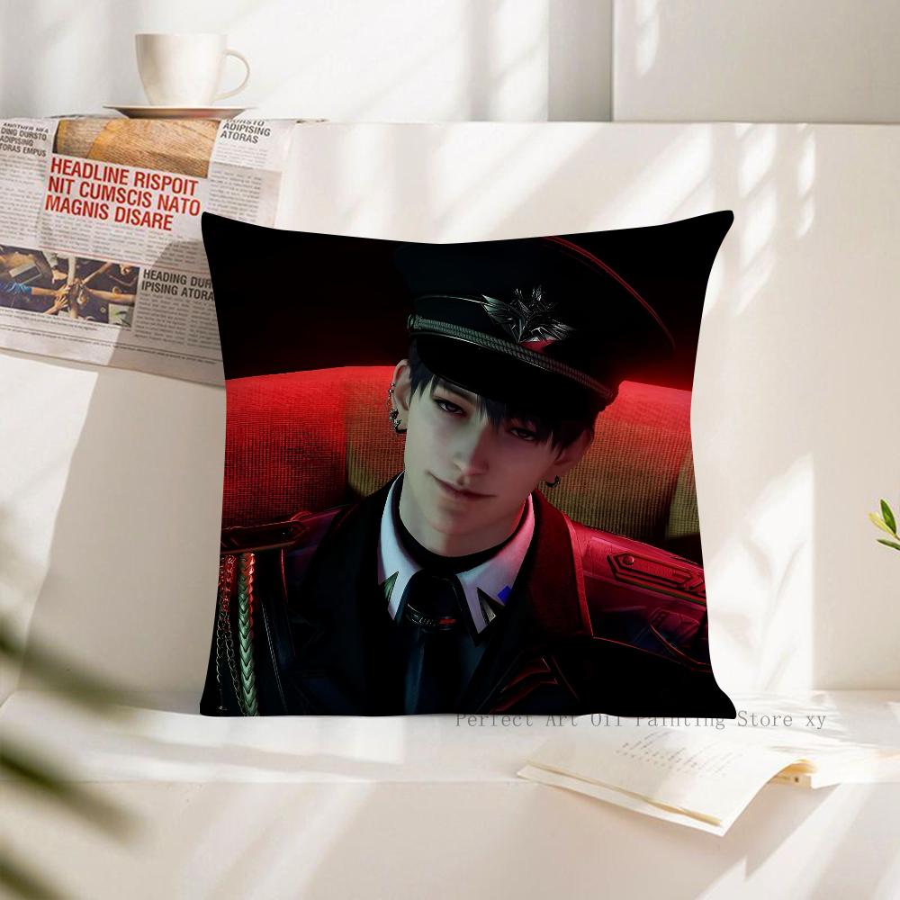 Game Love And Deepspace Caleb Pillow Case Fashion Square Pillowcase Bedroom Sofa Room Ins Decoration Leisure Cushion Cover