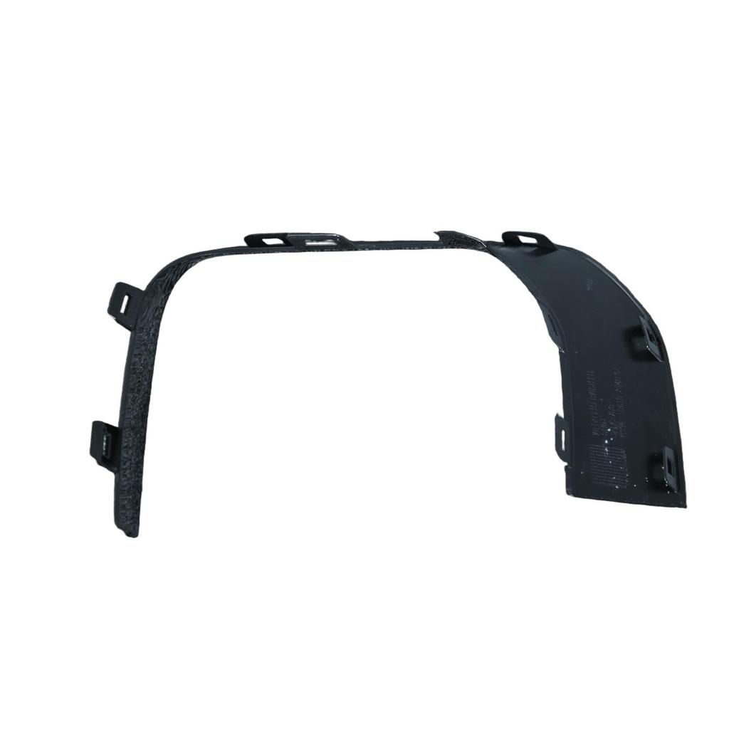 Curved Gloss Black Front Bumper Trim for Land Rover Evoque L538, 16-Inch Fog Light Bezel, Right Side.