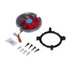 CPU Cooler Pure Aluminum Material Dispersed Conduction Silent Heat Dissipation Cooling Fan for Office Computer