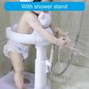 Vasca da Bagno per Bambini in Piedi Maniglia Doccia Regolabile per Bambini Supporto Bagno Vasca da Bagno Pieghevole per Bambini Supporto Sicuro Bagno