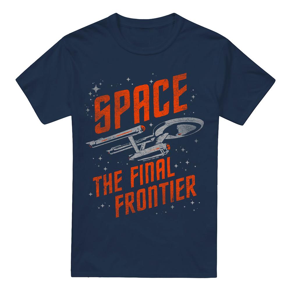 STAR TREK Mens Space Travel T-Shirt
