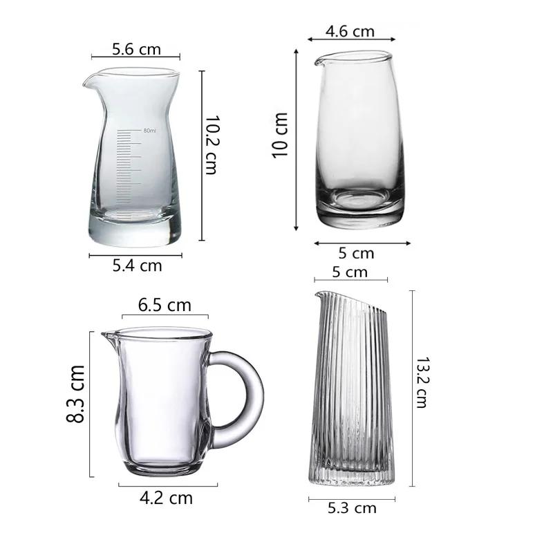 125ml/100ml/80ml/120ml Luxury Wine Decanter Wine Dispenser Creative Wine Separator Transparent Whiskey Decanter Bar Accessories