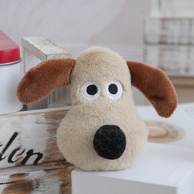 Cute Plush Dog Toy Keychain With Pp Cotton Filling For Bag Charm Accessories