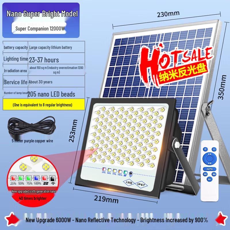 

Jundingying 6000W Solar Dual-Head Outdoor Light