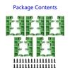 2 Set DRG-01 PCB DIN 35 Rail Mounting Adapter Circuit Control Board Bracket Holder Industrial Electrical Equipment Accessory