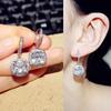 New 925 Silver Earrings Hot for Women Sterling-Silver Luxury Wedding Jewelry Elegant Female Accessories Fashion Gift Party