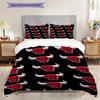 Chicago Bulls Logo Bedding(1 * Duvet Cover + 2 * Pillowcase, Without Core) Christmas Birthday Gift Duvet Cover and Pillowcase Soft and Comfortable