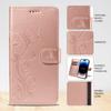 Butterfly Flower Vine Case For iPhone 17 16 15 14 13 12 11 Pro Max Plus Mini 16E 17 Air Flip Wallet Card Slot Leather Book Cover