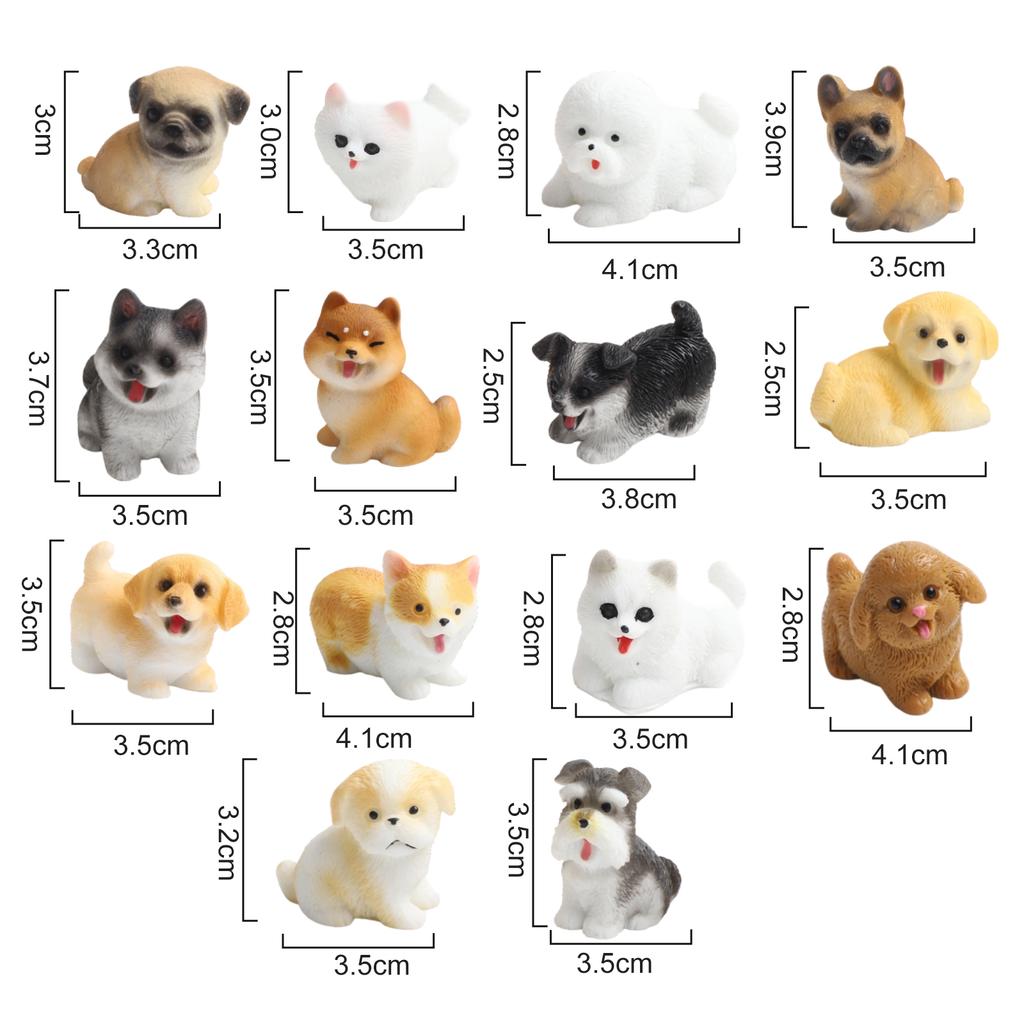 Fairy Garden Decor As Picture Miniature Dog Figure Attention To Detail Home Decor Collection For Bonsai Arrangement