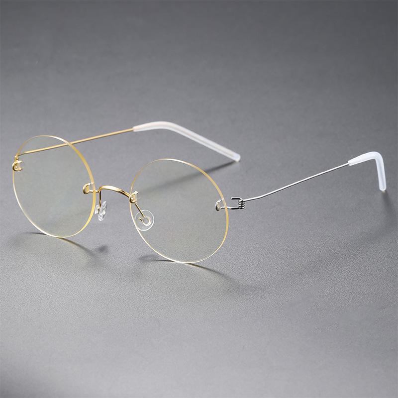 2025 Titanium Sports Glasses Frame – Screwless, Unisex, for Outdoor Basketball/Football, Lightweight Luxury Design for Myopia.