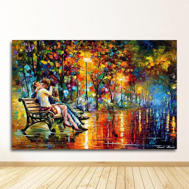 Wandkunst, Heimdekoration, abstrakt, ohne Rahmen, 2021, handgemalte Ölgemälde-Landschaft zum Ausmalen für das Wohnzimmer