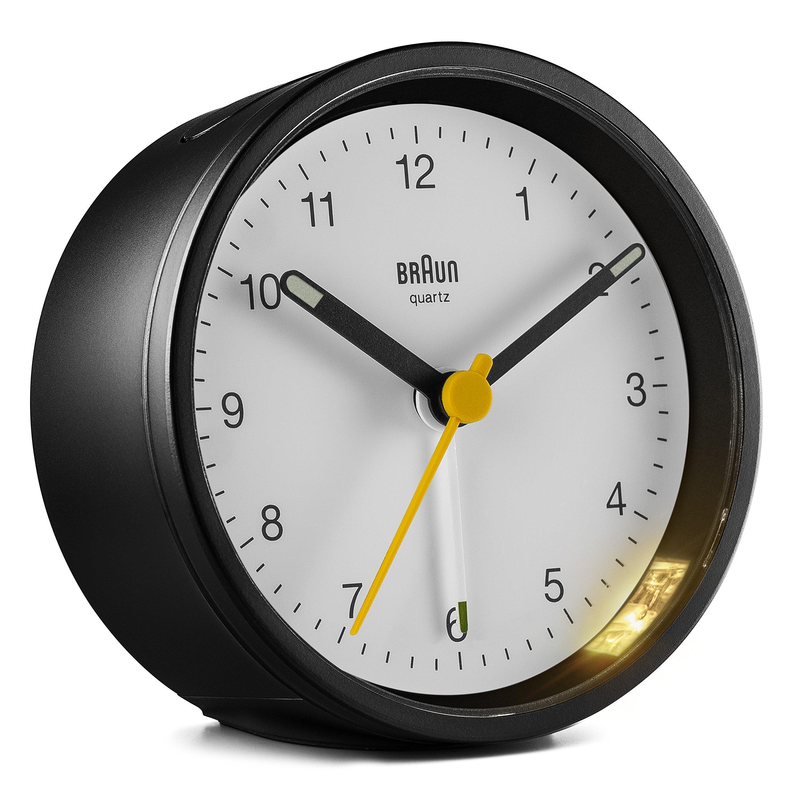 

Analog Alarm Clock BC12BW BRAUN/Brown чорний