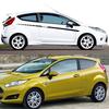 Car Door Side Waist Line Stripes Decals Racing Stripes Vinyl Sticker Accessories For Ford Fiesta MK7 3 Door 2008 - 2017 ST200