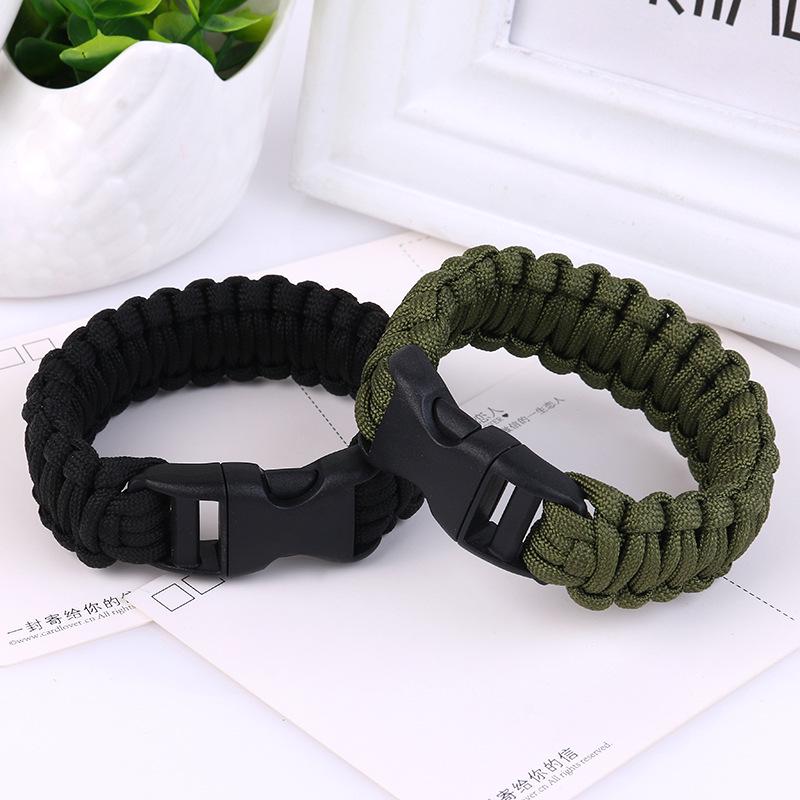Emergency Survival Woven Paracord Climbing Bracelet