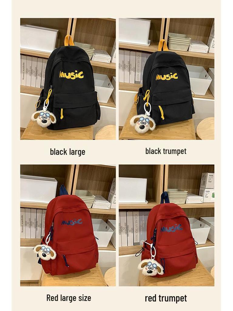 American High Street Large-Capacity Weight-Reducing Backpack for Middle School Boys and Girls