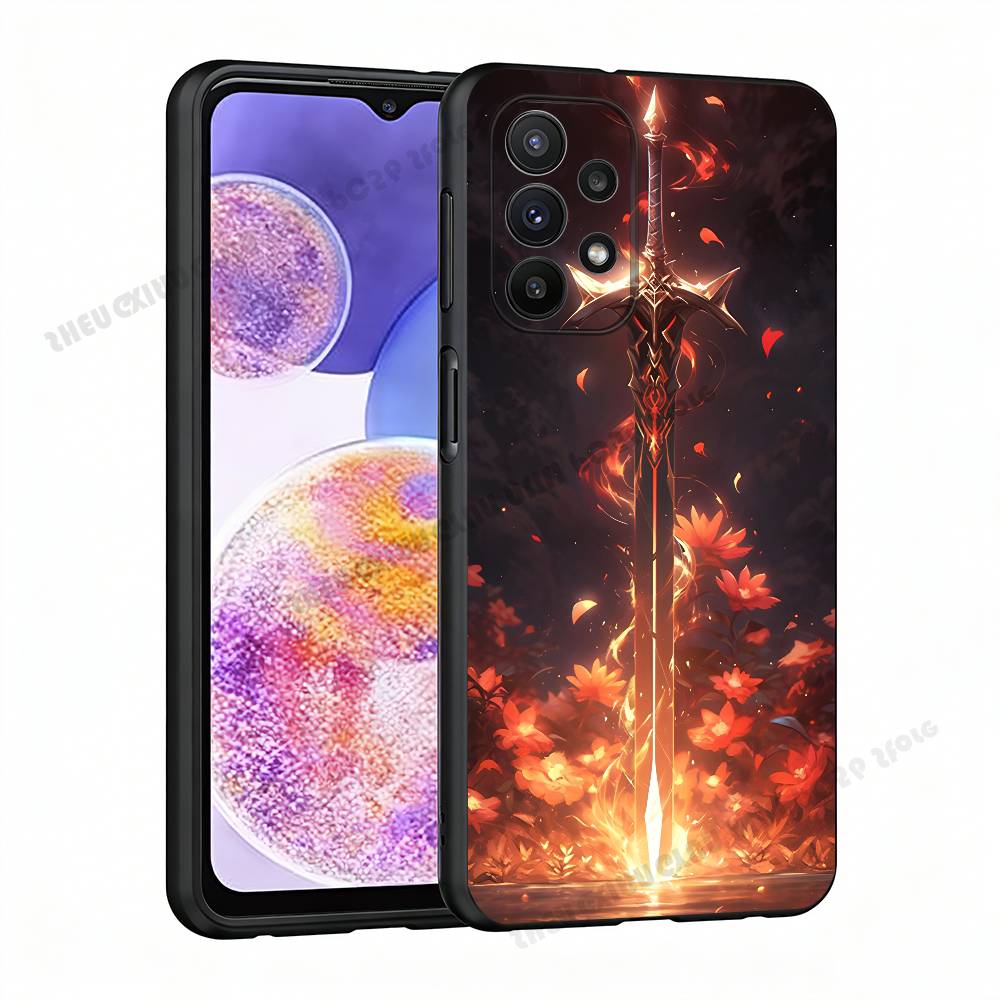 

Domineer Красивый Меч Силиконовый Защитный Чехол Для Samsung A21 31 51 53 20 22 30 32 42 50 70 Обложка Samsung A13 5G