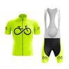 Summer Cycling Clothes Road Bike Downhill Clothes Men's and Women's Short-sleeved Cycling Clothes Set Breathable Perspiration
