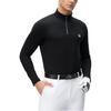Fila Golf Series Fashion Comfortable Soft Pullover Long Sleeve T-Shirt Men Tops Black A11M445222F-BK
