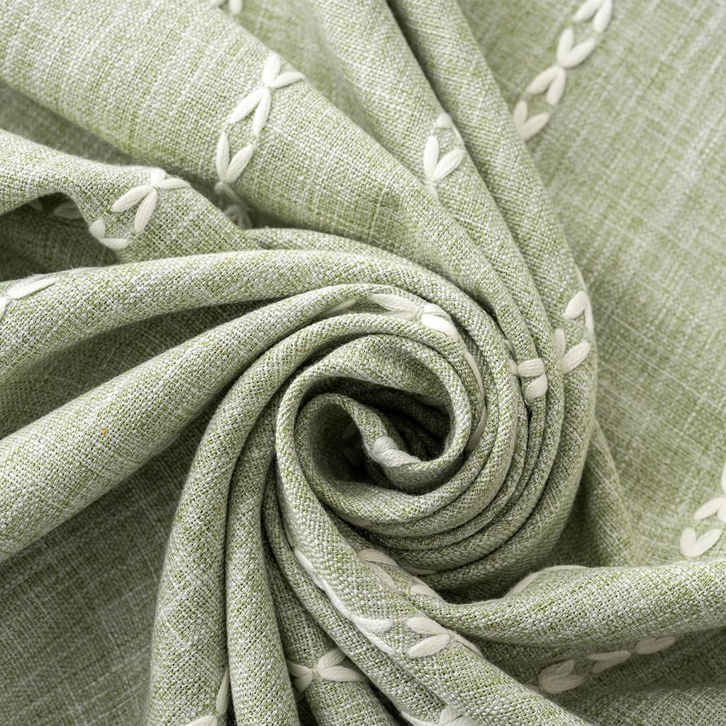 Knitterfest Waschbar Esszimmer Baumwolle Leinen Rechteckige Tischdecken mit Quasten