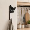 3D Printed Kitten Wall Hooks Decorative Hanging Hook Creative Key Holder  Kitchen