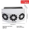 Exhaust Function Solar Powered Car Fan Solar Powered Cooling Fan Car Exhaust Fan  Vehicle Cooling